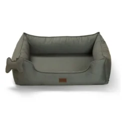 Leeby Cama caqui ortopédica para cães
