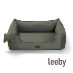Leeby Cama caqui ortopédica para cães
