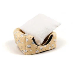 Leeby Cama com Estampado de Banda Desenhada para gatos