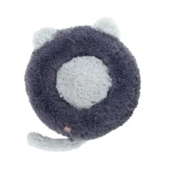 Leeby Cama Donut com Orelha e Cauda Cinzento para gatos
