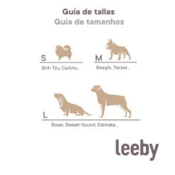 Leeby Cama estampada ortopédica para cães