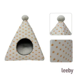 Leeby Cama pirâmide sol para gatos