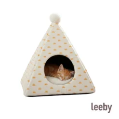 Leeby Cama pirâmide sol para gatos