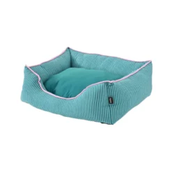 Leeby Cama riscas finas para cães