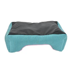 Leeby Cama riscas finas para cães