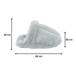 Leeby Cama Sapatilha Cinzenta para gatos