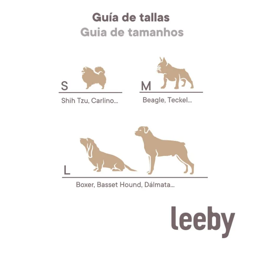 Leeby Cama Suave Anti Stress de Pelo Castanho para cães