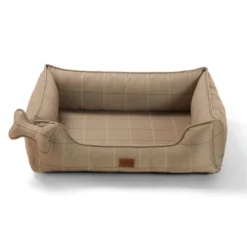 Leeby Cama tartã ortopédica para cães