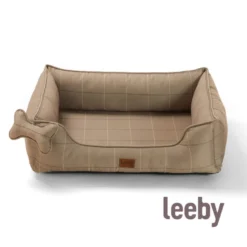 Leeby Cama tartã ortopédica para cães