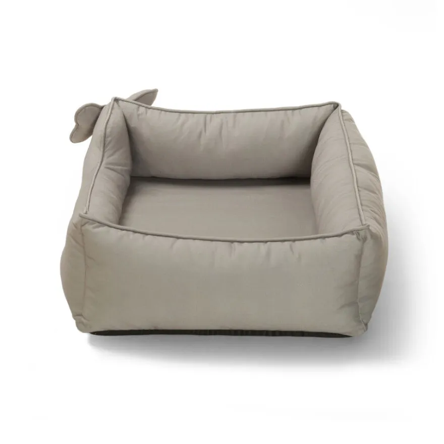 Leeby Cama taupe ortopédica para cães