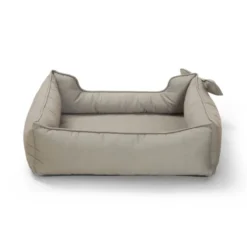 Leeby Cama taupe ortopédica para cães