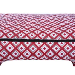 Leeby cama vermelha impermeável para cães