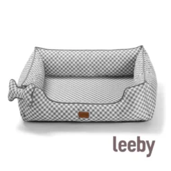 Leeby Cama vichy ortopédica para cães