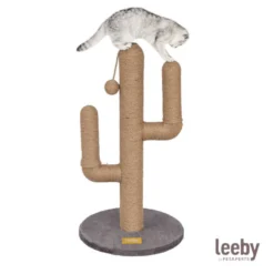 Leeby Carmen Cactus arranhador com brinquedo para gatos