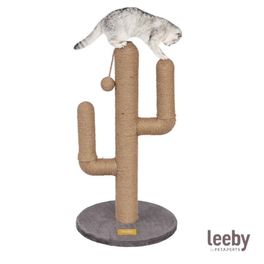 Leeby Carmen Cactus arranhador com brinquedo para gatos