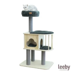 Leeby Cloud Collection torre arranhadora com cama nido para gatos