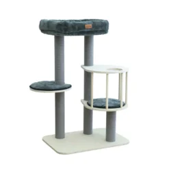 Leeby Cloud Collection torre arranhadora com cama para gatos