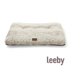 Leeby Colchão antiderrapante suave para cães