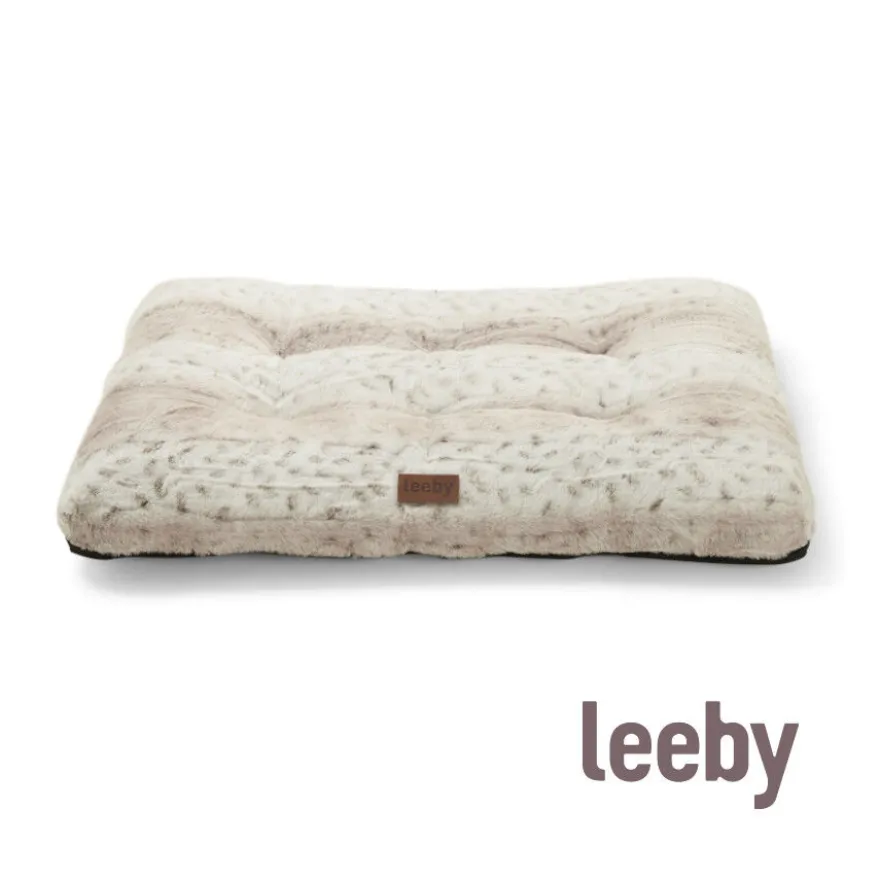 Leeby Colchão antiderrapante suave para cães