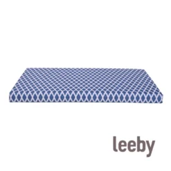 Leeby colchão azul impermeável para cães