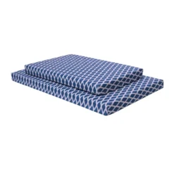 Leeby colchão azul impermeável para cães