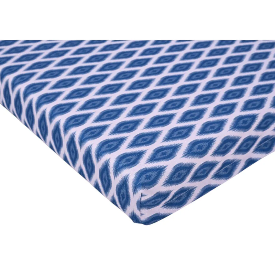 Leeby colchão azul impermeável para cães