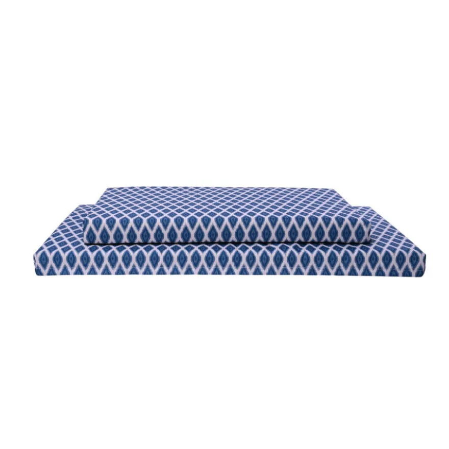 Leeby colchão azul impermeável para cães