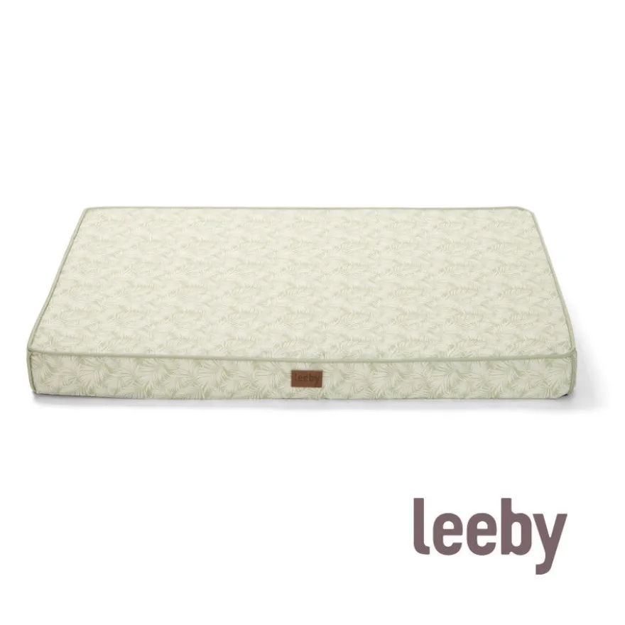 Leeby Colchão botânica antiderrapante para cães