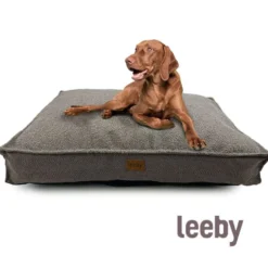 Leeby Colchão com Capa Amovível e Antiderrapante para cães