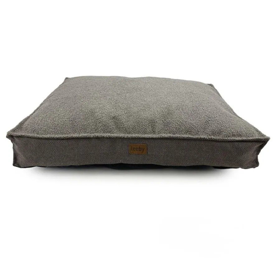 Leeby Colchão com Capa Amovível e Antiderrapante para cães