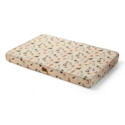 Leeby Colchão estampado antiderrapante para cães