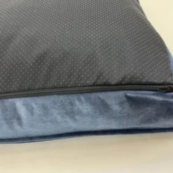Leeby Colchão Impermeável com Capa Amovível Azul Marinho para cães