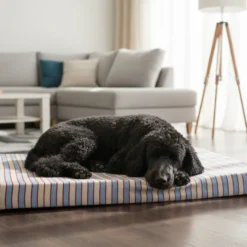Leeby Colchão riscas largas para cães