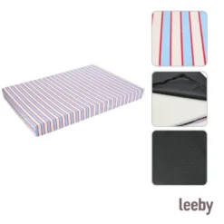 Leeby Colchão riscas largas para cães