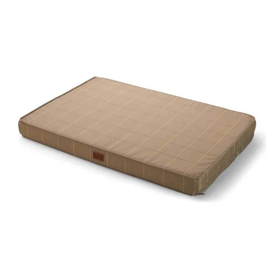 Leeby Colchão tartã antiderrapante para cães