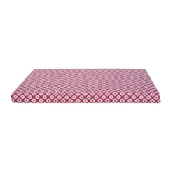Leeby colchão vermelho impermeável para cães