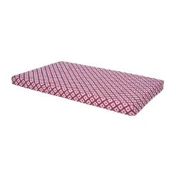 Leeby colchão vermelho impermeável para cães