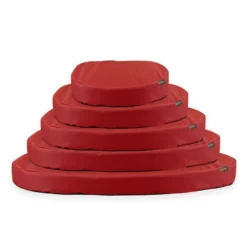 Leeby Colchão vermelho waterproof e amovível para cães