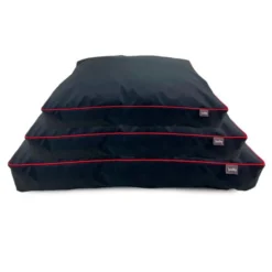Leeby Colchão waterproof Anti Pelos Preto para cães