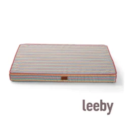 Leeby Colchão zigue-zague antiderrapante para cães