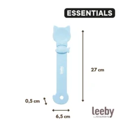 Leeby Colher Dispensadora Pasta de Snacks Azul para gatos