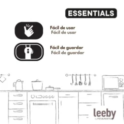 Leeby Colher Dispensadora Pasta de Snacks Azul para gatos