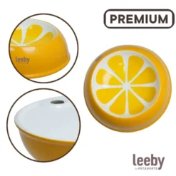 Leeby Comedouro de Cerâmica Estampado Limão para gatos