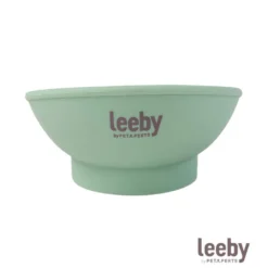 Leeby Comedouro Verde de Silicone para gatos