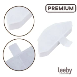 Leeby Conjunto de 3 Filtros de Substituição para Bebedouro Sem Fios de cães e gatos