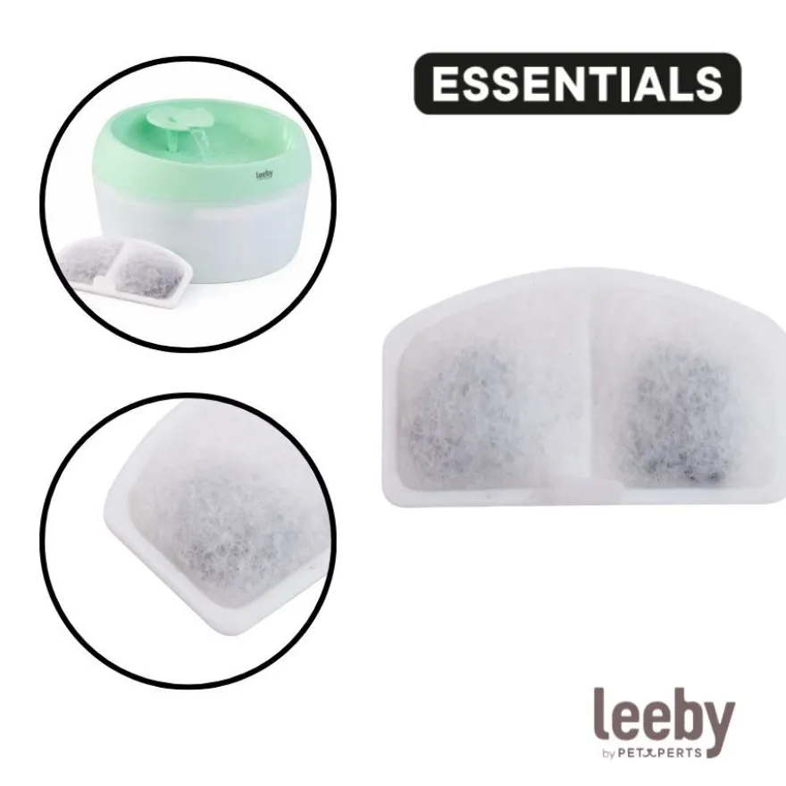 Leeby Conjunto 2 Recarga de filtros para bebedouro de gatos
