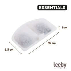 Leeby Conjunto 2 Recarga de filtros para bebedouro de gatos