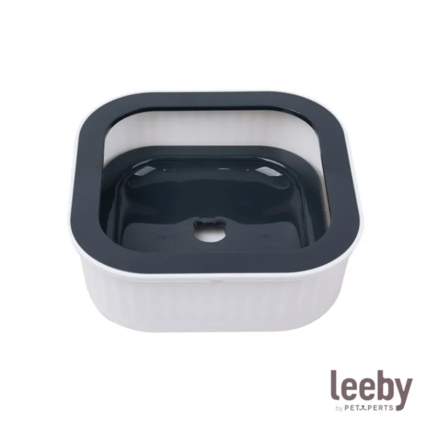 Leeby Dispensador de Água Anti-salpicos Branco para cães