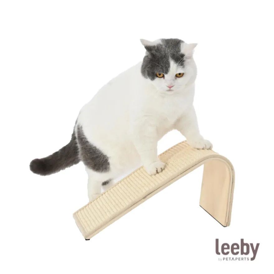 Leeby Feliz arranhador de chão para gatos
