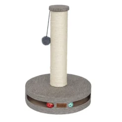 Leeby Gonzalo arranhador com brinquedo e bola para gatos